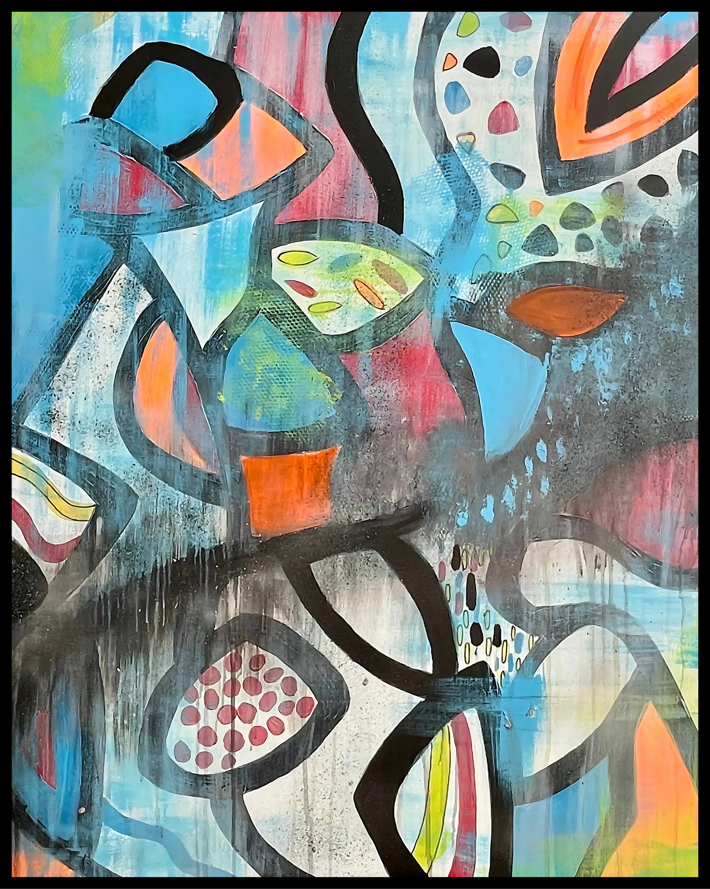 Échos Modernes - 80 x 100 cm