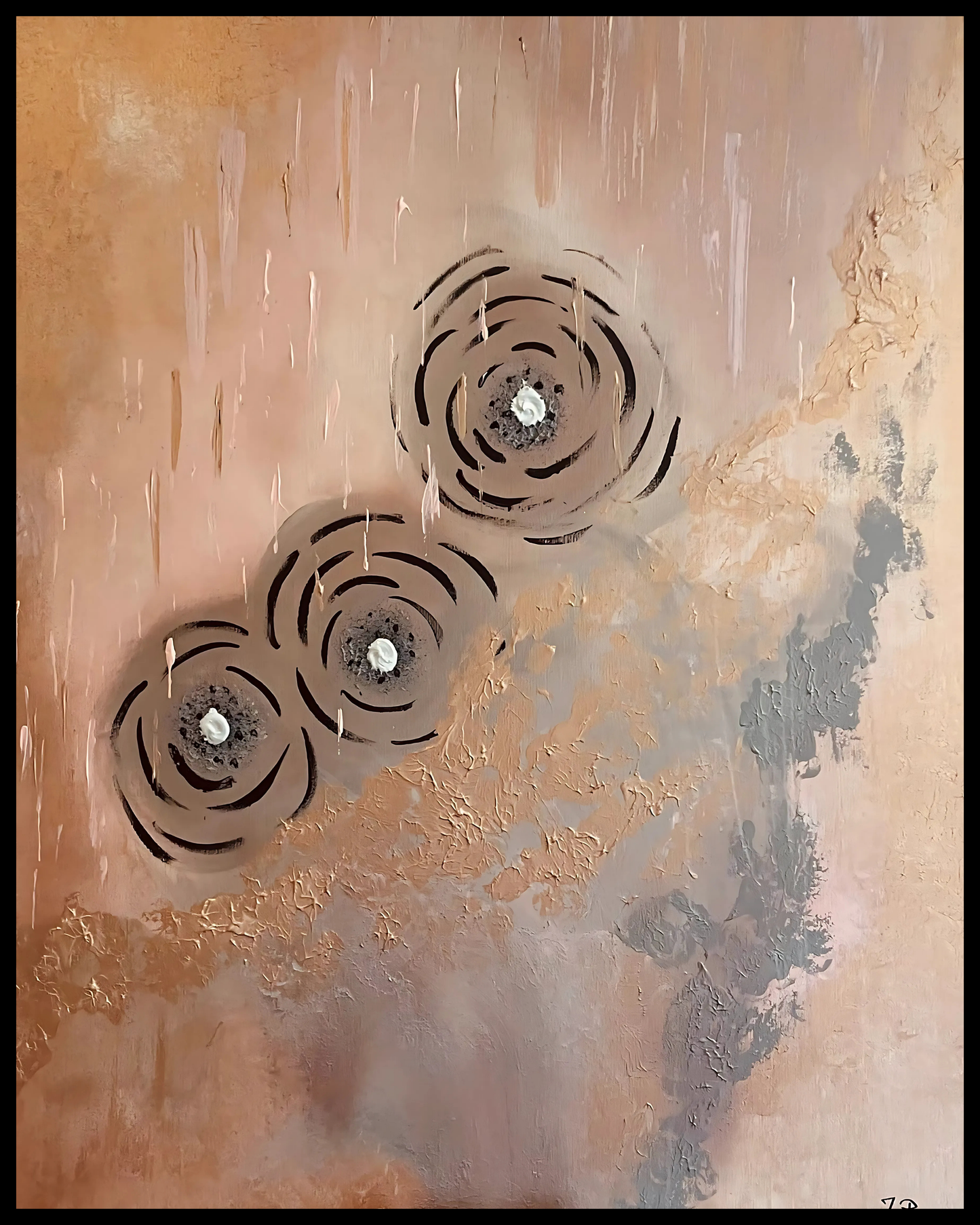 Tourbillon d'Automne - 80 x 100 cm